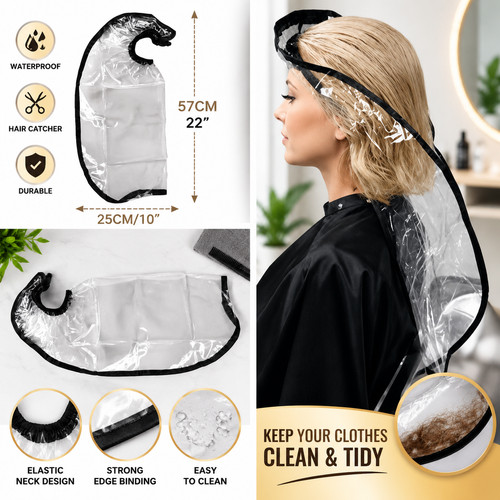 Waterproof hair washing - washing, cape